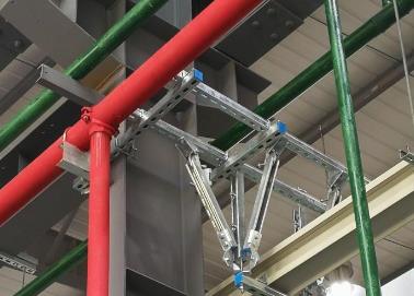 舟山市该抗震支架的整体式支吊架结构协调性好